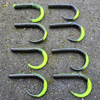 Wurmulus Slim 45mm - Essentials Gum - UV Aktiv Black Yellow